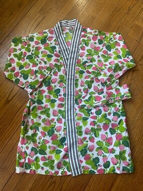 PRINTFRESH, Get Ready Robe Strawberry Fields, Sz M